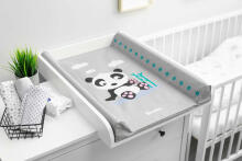 Soft Changing Pad - AFRICA GREY PANDA 