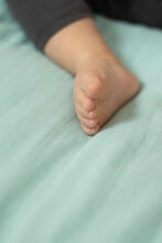2-element muslin bedding GREY 100X135 CM