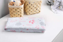 Tourist mat/changing mat – FLORAL PINK