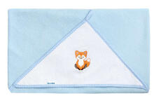 TERRY BATH COVER 100X100 BLUE FOX