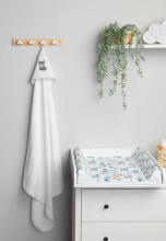 TERRY BATH COVER 100X100 WHITE WOLF