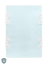 Stiffened Changing Pad WITH SAFETY SYSTEM - Hedgehogs mint 70 cm