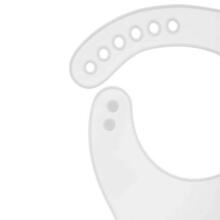 AKUKU Elephant Art.A0506 Silicone bib with pocket