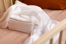 Bebe Basic Muslin Art. 051 Cotton muslin gauze swaddle 1 pc, 80x80 cm