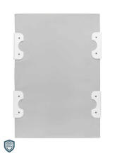Stiffened Changing Pad WITH SAFETY SYSTEM - CLOUDS GREY