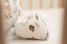WAFFLE NEST/BABY COCOON - DEERS MINT