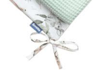 COT BUMPER WAFFLE DEERS MINT