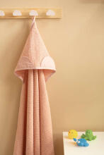 BATHING COVER CREPE TEDDY 100X100 DIRTY PINK