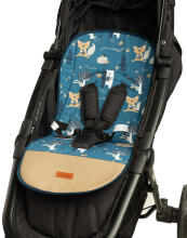 Velvet Pushchair Liner – CARAMEL BEARS