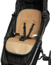 Velvet Pushchair Liner – CARAMEL BEARS