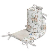 BED BUMPER DEERS GREY PLUSH KARO