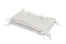 BED BUMPER DEERS GREY PLUSH KARO