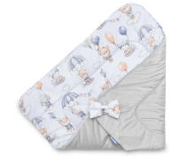 Velvet Baby Nest Cone Wrap – FLIGHT IN CLOUDS GREY