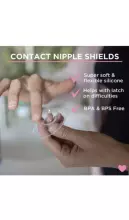 Lansinoh Contact Nipple Shields 24mm Art.70173 Nipple Shield with Case (2x24mm)