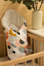 CONE ABSTRACT GRAY DOTS 75x75
