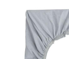 Jersey bedsheet for cradle GREY 90x40