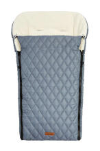 QUILTED POLAR ROMPER BAG GRAPHITE