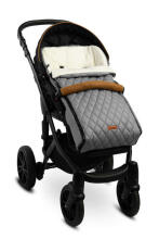QUILTED POLAR ROMPER BAG GREY