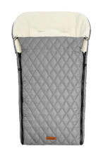 QUILTED POLAR ROMPER BAG GREY
