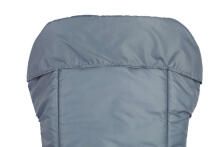 QUILTED WOOL ROMPER BAG GRAPHITE