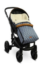 QUILTED WOOL ROMPER BAG GRAPHITE