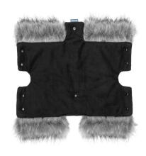 Muff with faux fur GREY
