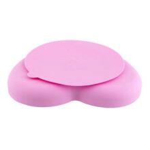 127528 SILICONE PLATE HEART 9m+ GIRL