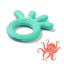 826/02 Silicone teether OCTOPUS GREEN