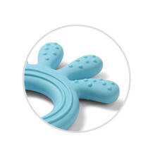 826/03 Silicone teether OCTOPUS BLUE