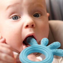 826/03 Silicone teether OCTOPUS BLUE
