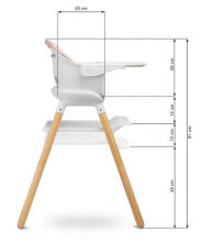 BRAVO HIGH CHAIR GREY