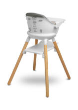 BRAVO HIGH CHAIR GREY
