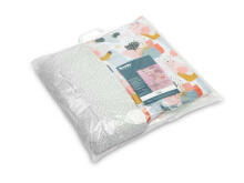 COTTON COT SET ABSTRACTION DOTS GREY