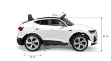 BATTERY RIDE-ON VEHICLE AUDI ETRON SPORTBACK WHITE
