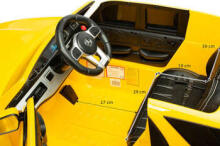 BATTERY RIDE-ON VEHICLE MERCEDES W166 YELLOW