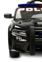 BATTERY RIDE-ON VEHICLE DODGE CHARGER POLICE BLACK
