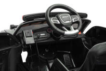 BATTERY RIDE-ON VEHICLE DODGE CHARGER POLICE BLACK