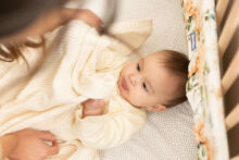OPENWORK BLANKET LULU LIGHT PINK