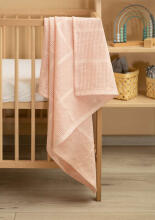 OPENWORK BLANKET LULU LIGHT PINK