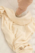 OPENWORK BLANKET LULU LIGHT PINK