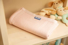OPENWORK BLANKET LULU LIGHT PINK