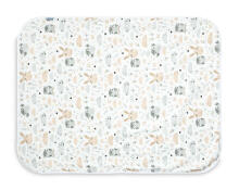 MUSLIN BLANKET GLADE / WHITE 80x100cm