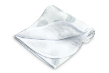 MUSLIN BLANKET FEATHERS / WHITE 80x100cm