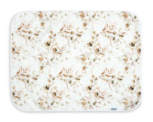 MUSLIN BLANKET EUCALYPTUS / WHITE 80x100cm