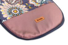 Waffle pushchair liner – boho dusty rose