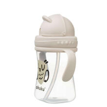 Akuku Bottle with handles Art.A0204 Bottle cup with foldable straw and ergonomic handles, 300 ml