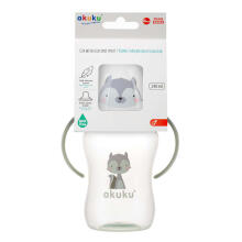A0220 A BOTTLE WITH A SOFT SPOUT RACCOON