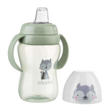 A0220 A BOTTLE WITH A SOFT SPOUT RACCOON
