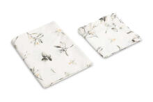 TWO-ELEMENT BEDDING OLIVE 100X135 CM