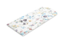 BABY NEST MINKY 70x30 RETRO PINK LEAVES